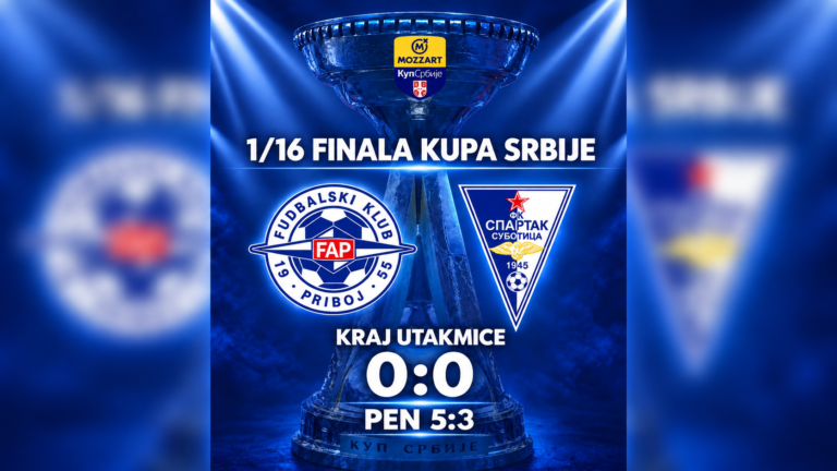 Istorijski podvig FAP-a: Kamiondžije izbacile Spartak i plasirale se u osminu finala Kupa Srbije!