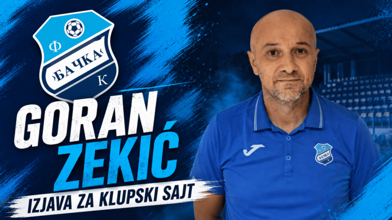 Zekić pred Gradnulicu: OFK Bačka želi nova tri boda